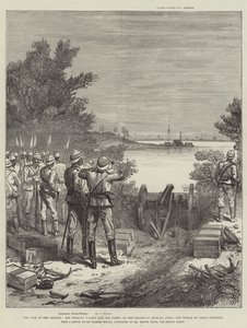 Wojna w Soudanie, Sir Charles Wilson i jego grupa na wyspie Meruat, po rozbiciu ich parowca